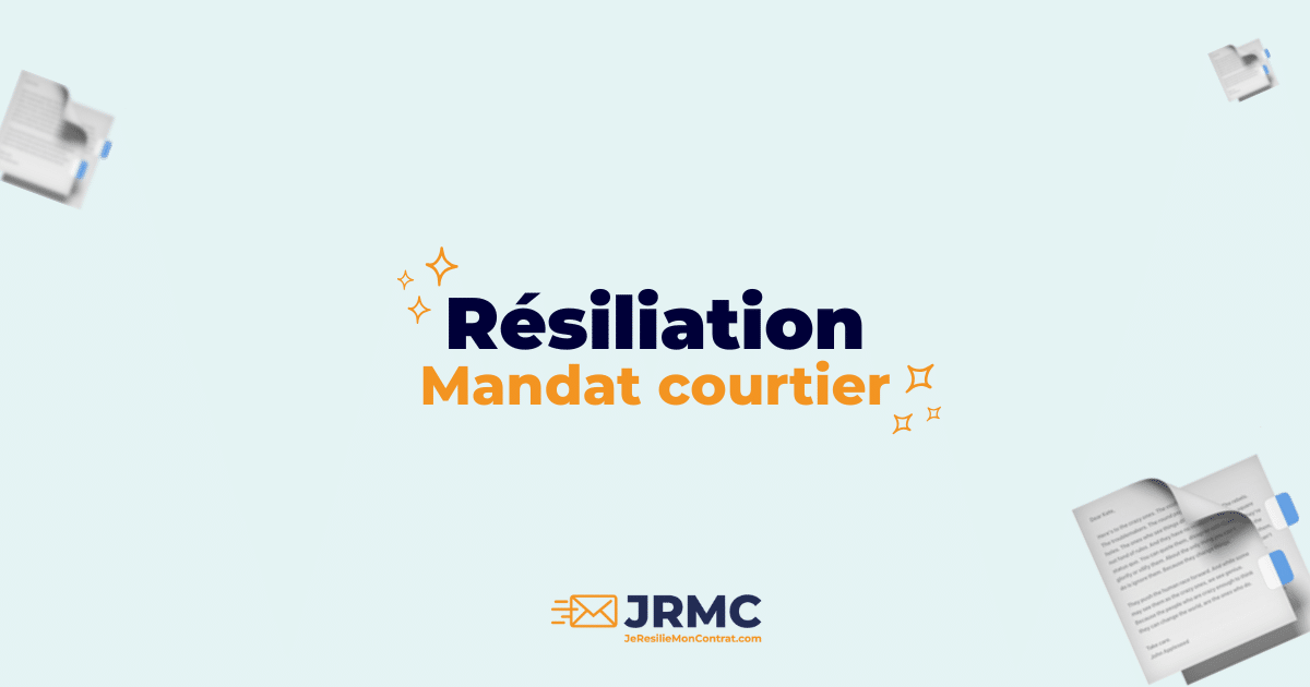 modèle lettre résiliation mandat courtier